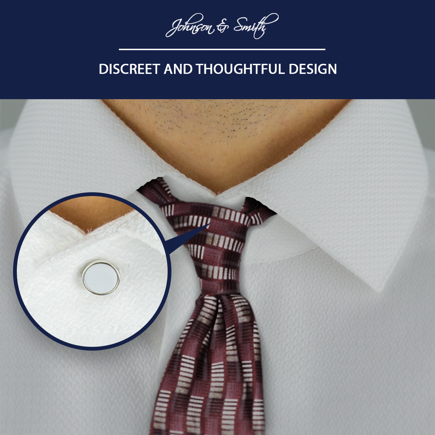 White Metal Collar Extenders (6 Pack)