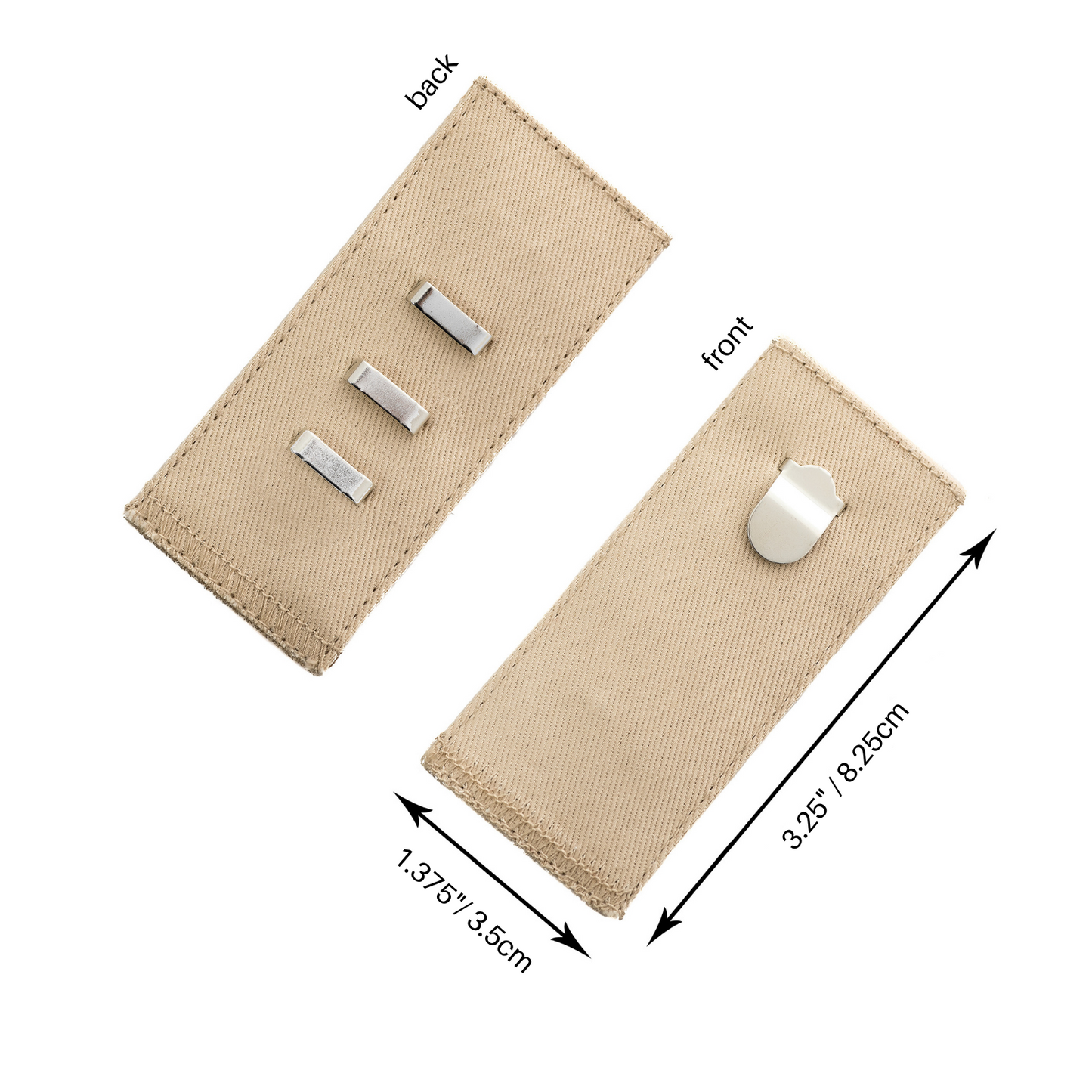 Hook and Loop Pant / Trouser Extenders (5 Pack)