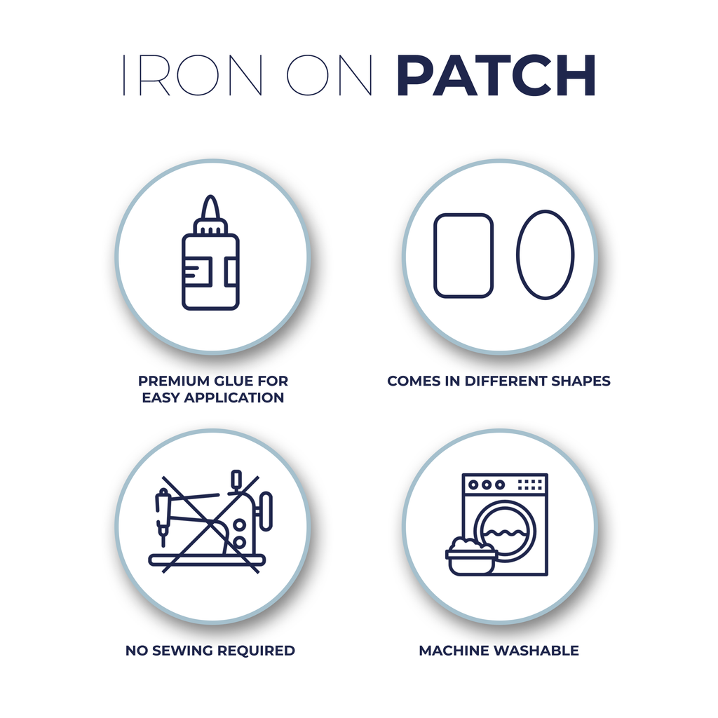 2022-Iron On Patches - 20 Piece Iron On Patch Denim – Johnson & Smith